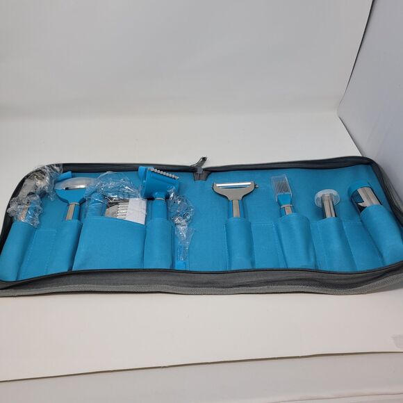 Wolfgang Puck Kitchen Cooking Garnishing Set New in Organizer Binder as shown - Picture 1 of 6